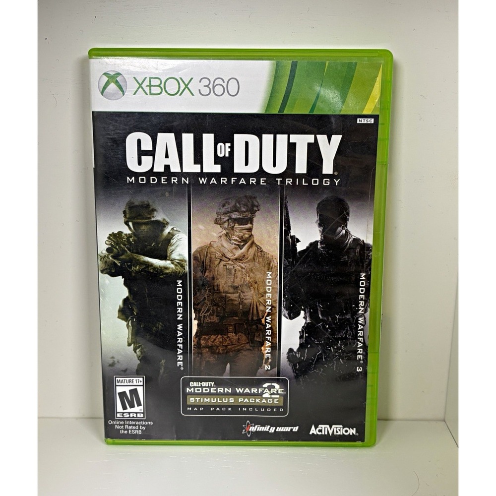 Activision Call of Duty Modern Warfare Trilogy Xbox 360 Multiplayer Online